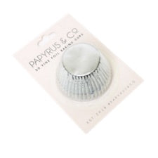 BAKING CUP - MINI FOIL - PAPYRUS & CO - SILVER PK 50