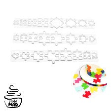 CAKE MAD - CUTTER - JIGSAW SET 3