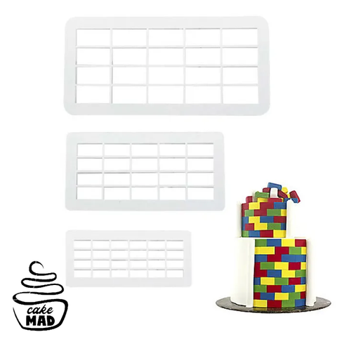 CAKE MAD - CUTTER - BRICK SET 3