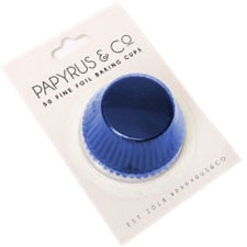 BAKING CUP - 408 FOIL - PAPYRUS & CO - NAVY PK 50