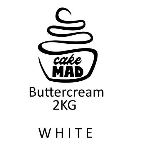 CAKE MAD - BUTTERCREAM - WHITE 2KG