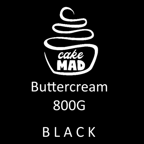 CAKE MAD - BUTTERCREAM - BLACK 800G