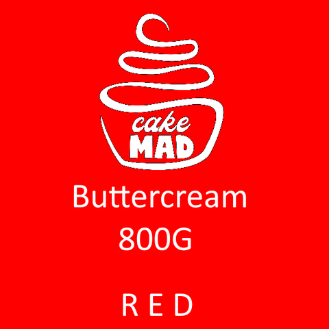 CAKE MAD - BUTTERCREAM - RED 800G