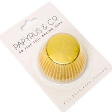 BAKING CUP - 408 FOIL - PAPYRUS & CO - GOLD PK 50