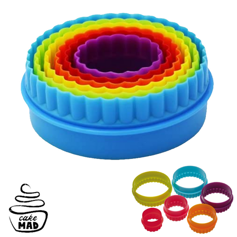CAKE MAD - CUTTER - PLASTIC ROUND SET